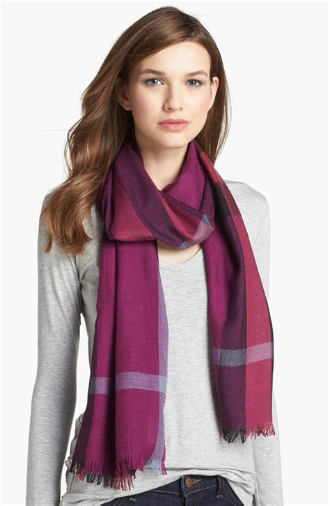 burberry scarf silk womens|burberry silk scarf nordstrom.